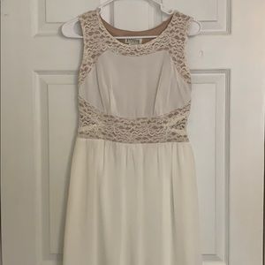 White lace dress